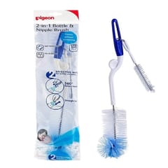 Pigeon 2-in-1 Bottle & Nipple Brush Set with 300° Rotary Handle BPA Free