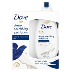 Dove Shower Gel Deep Nourish 250ml + Free Loofa