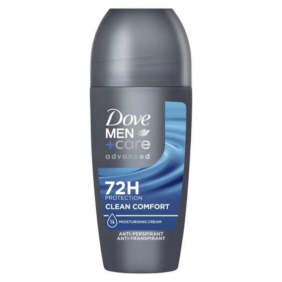 Dove Men+Care Anti-Perspirant Roll-On for Men Clean Comfort 72H Protection - 50ml