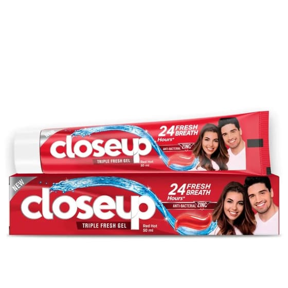 Closeup Toothpaste Red Hot Anti bactrial 50ml