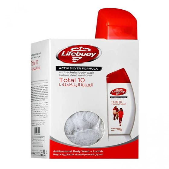 Lifebuoy Body Wash Total 300 ml +Luffa