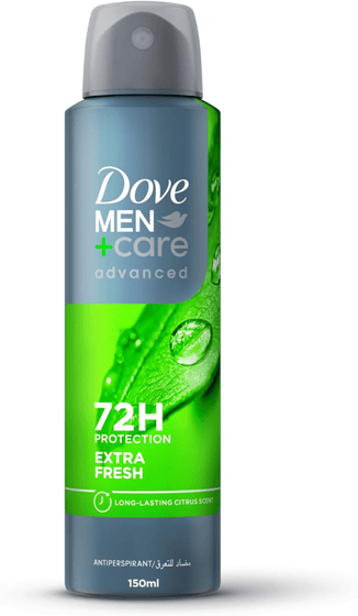 Dove Men+Care Advanced Antiperspirant Spray 72H Protection Extra Fresh - 150ml